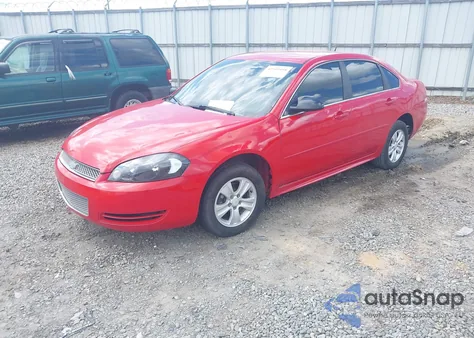 2013 Chevrolet Impala Ls из США, поврежденный, VIN 2G1WA5E35D1148395